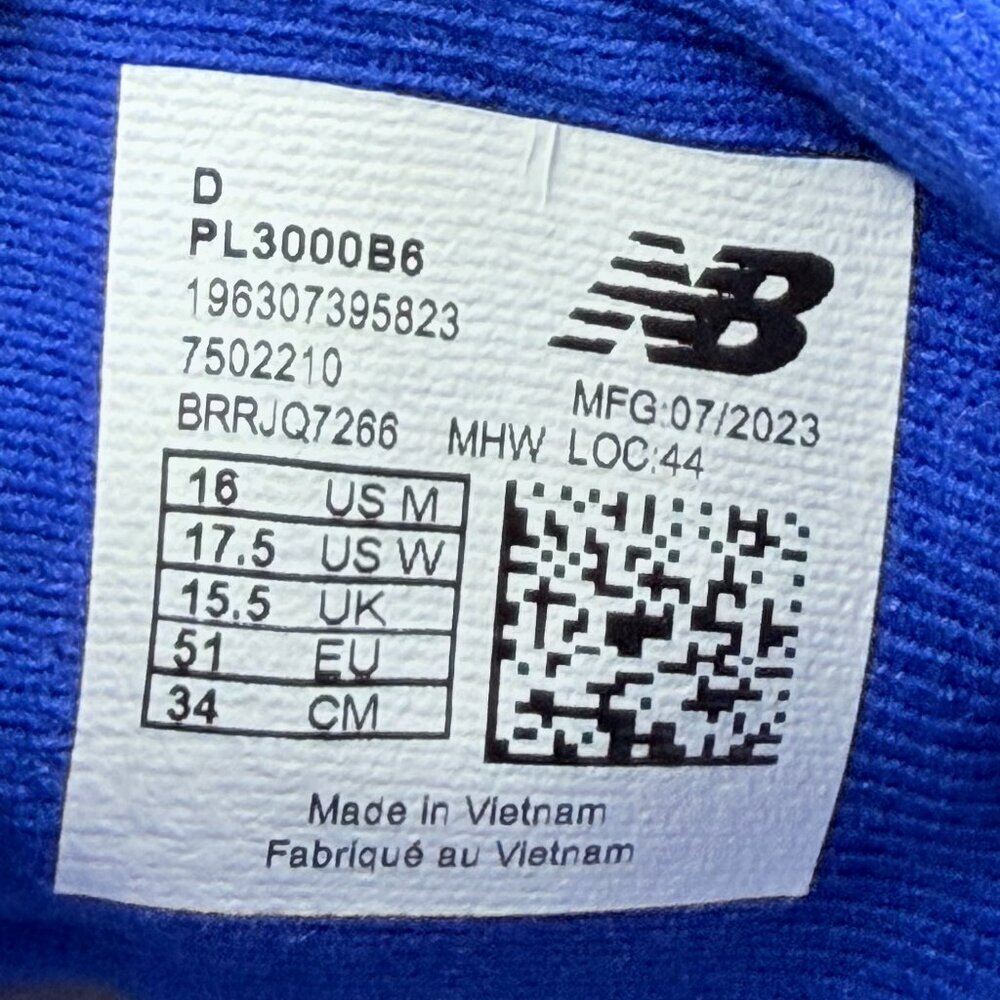 New Balance 3000v6 Men's Low Molded Baseball Cleats - Picture 7 of 9